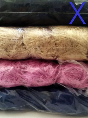 Lama Perla knitting yarn new, 18 furry threads, 100% polyester