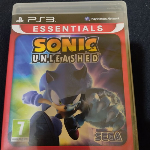 Sonic Unleashed PS3 game like new with booklet