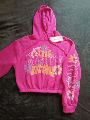 Hippie sweatshirt Terranova new, pink, sizes M and XL