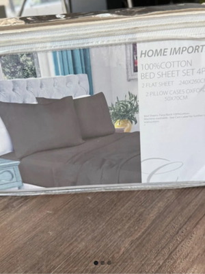 Bed sheet new, 100% cotton set