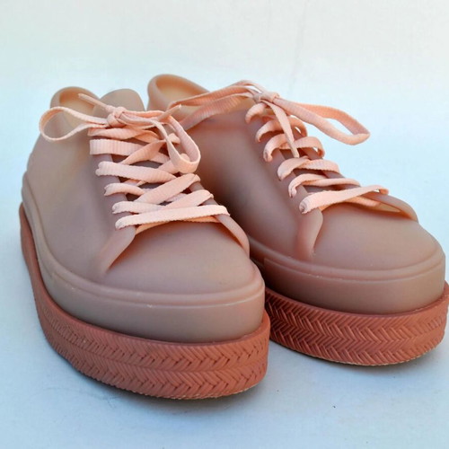 Melissa BE II Cloudy Pink Platform Sneakers used, size 40