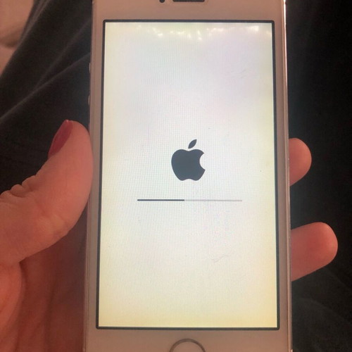 iPhone 5 used, 16GB white with burned pixels and battery needs service