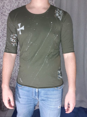 T-shirt Crossover μεταχειρισμένο, μέγεθος L, πράσινο