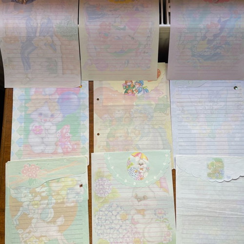 Letters used, pack from the 90s decade