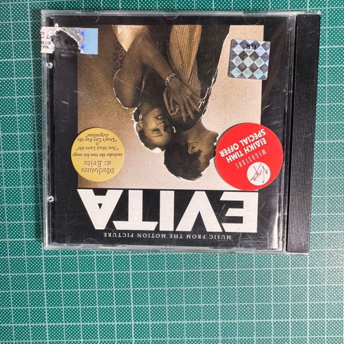 Evita DVD with film and CD with soundtrack in very good condition