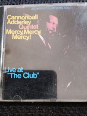 Cannonball Adderley Mercy, mercy, mercy Live At The Club CD like new, jazz