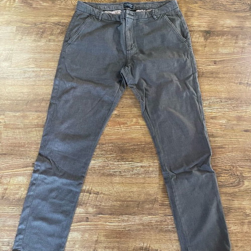 Men's pants medium used, grey with small stain