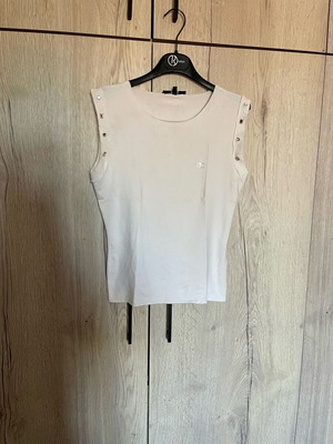 Guess by Marciano sleeveless top used, white beige