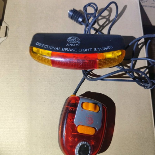 Bicycle Rear Light with Flash and Sounds used, needs repair