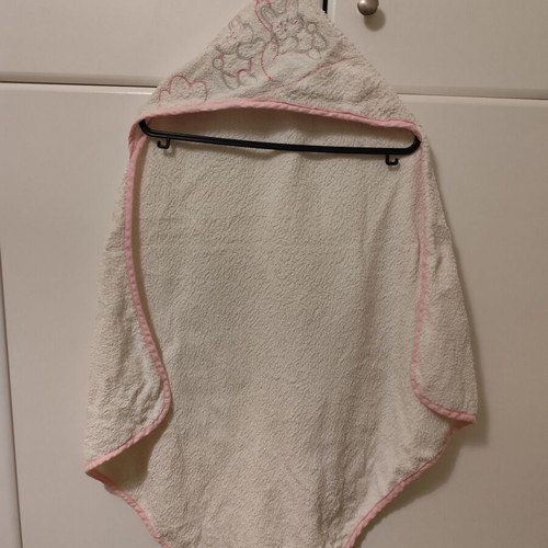 Baby towel used
