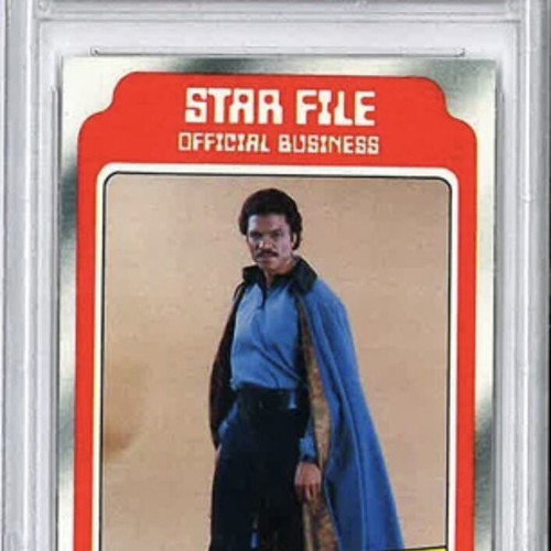 1980 Star Wars Lando Calrissian PSA 8 card