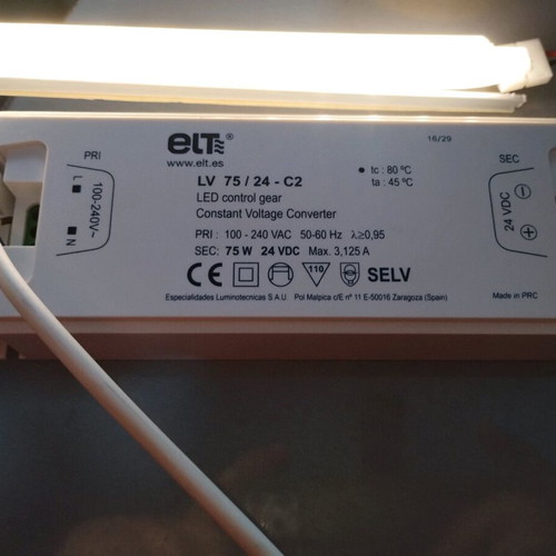 ELT 75W 24V LED power supply used