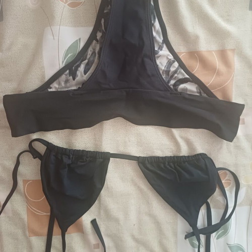 Mix & Match Black Swimwear Set with 2 Tops Calzedonia/H&M and 1 Bottom