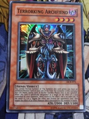 Terrorking Archfiend Effect Monster card like new