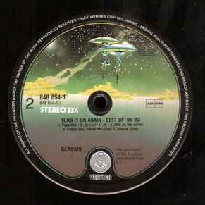 Genesis Turn It On Again Best Of '81 - '83 vinyl record used, rock