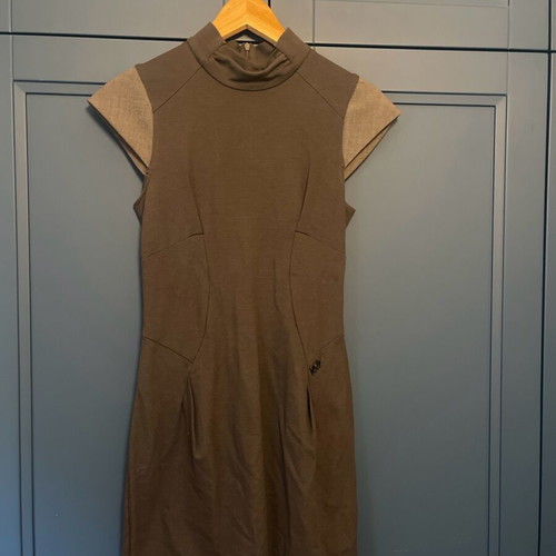Gaudi gray mini tight dress new