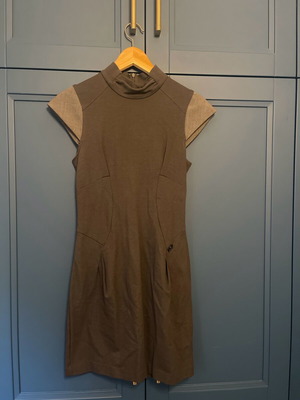 Gaudi gray mini tight dress new