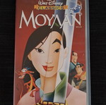 Mulan VHS tape used, dubbed, Walt Disney Classics