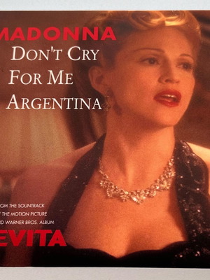 Madonna Don't Cry For Me Argentina 4-trk CD single μεταχειρισμένο