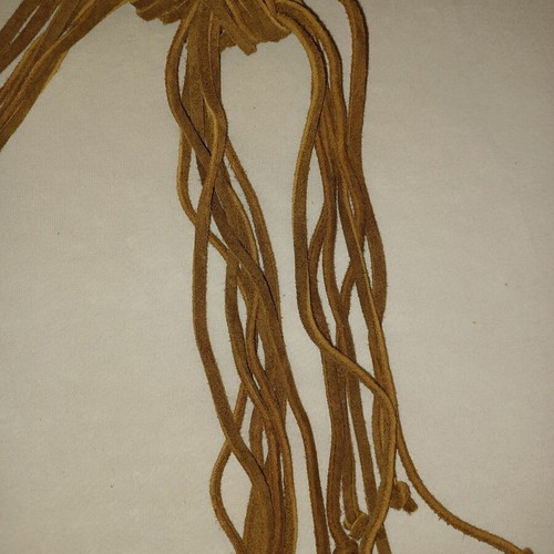 Suede belt women like new, brown, size 80