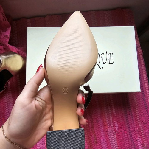 Diamantique bronze pumps new, size 38