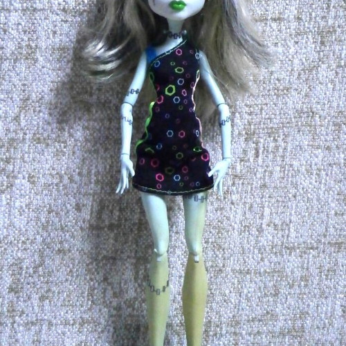 Monster High Frankie Stein Skultimate Roller Maze doll used