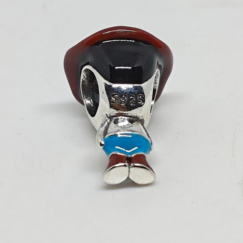 Disney Pixar Toy Story Woody Silver Charm bead like new