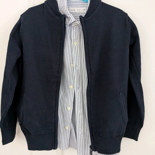 Zara shirt and cardigan 122 cm like new
