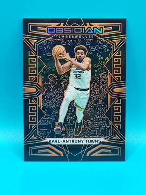 Panini Obsidian 2022-23 Karl-Anthony Towns Electric Etch Bronze card new