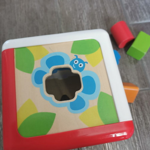 Fine Motor Skills Cube used, with slight wear
