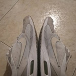 Παπούτσια Nike Air 43 ελαφρώς χρησιμοποιημένα, άσπρα αθλητικά