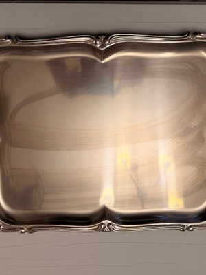 Vintage μεγάλος δίσκος σερβιρίσματος Alfra Gleissi 18/10 stainless steel, σαν καινούργιο