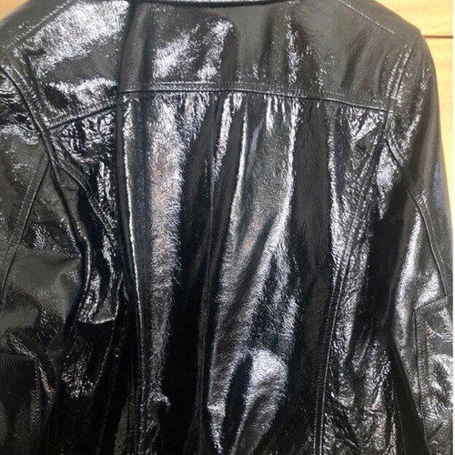 Unisex Guy Laroche leather jacket black, like new, size M