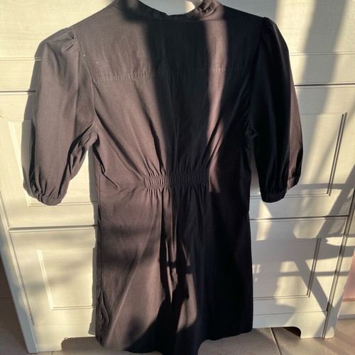 Mini dress used with buttons H&M black XS