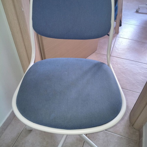 IKEA denim swivel office chair