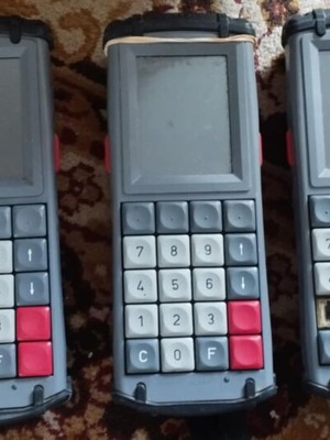 Set of 3 Pda Barcode Scanners used for warehouse, pack