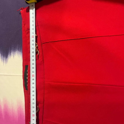 Lynne red flared pants like new, size M