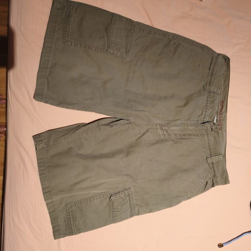 Spider men's cargo bermuda shorts used, size L, khaki