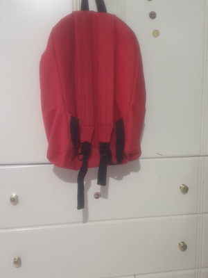 School backpack like new, red color