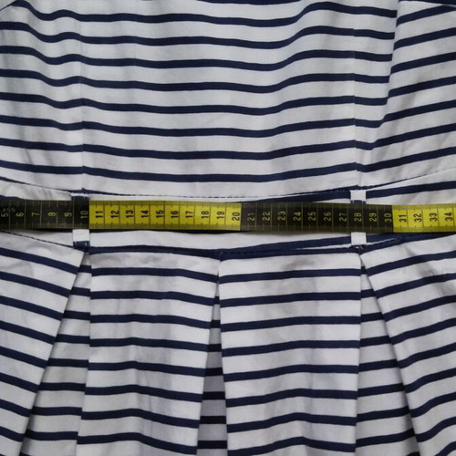 Mini dress like new, cotton, blue and white, size M
