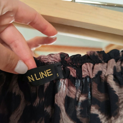 See Through Shirt Blouse new, black and brown
