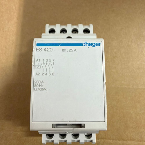 Hager ES 420 power relay 25A 230V 4NO