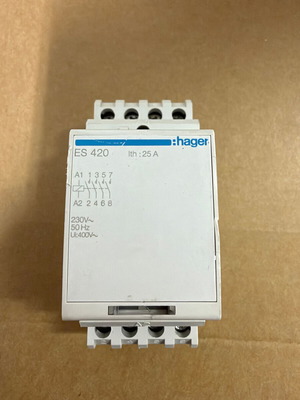 Hager ES 420 power relay 25A 230V 4NO