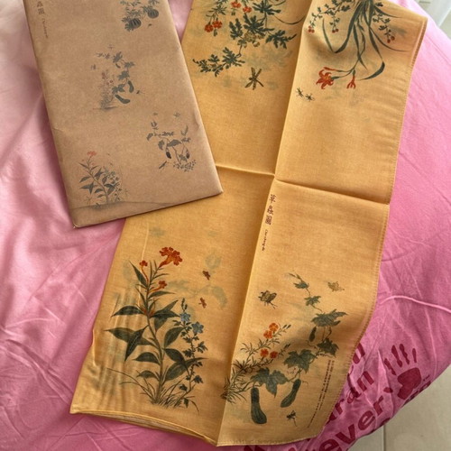 Silk Korean Shin Saimdang Scarf new