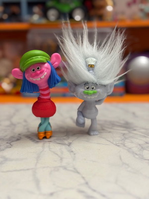 DreamWorks Trolls φιγούρες Cooper και Guy Diamond, σετ 2