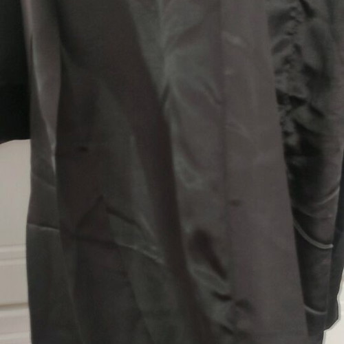 Nightdress set size XL and robe size L black, new with strass