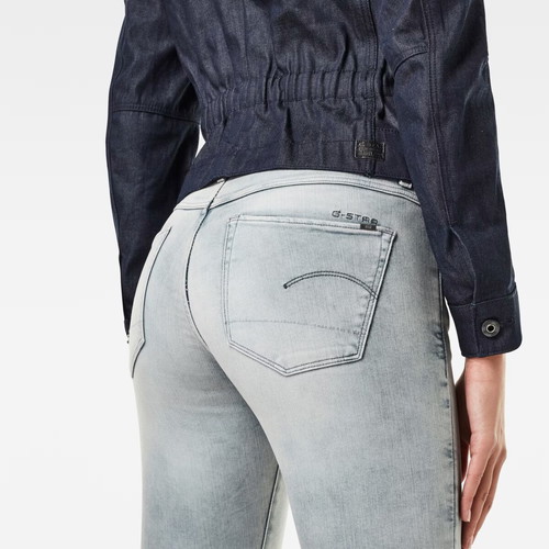 G-Star RAW 3301 Mid Skinny women's jeans new, gray, size XL