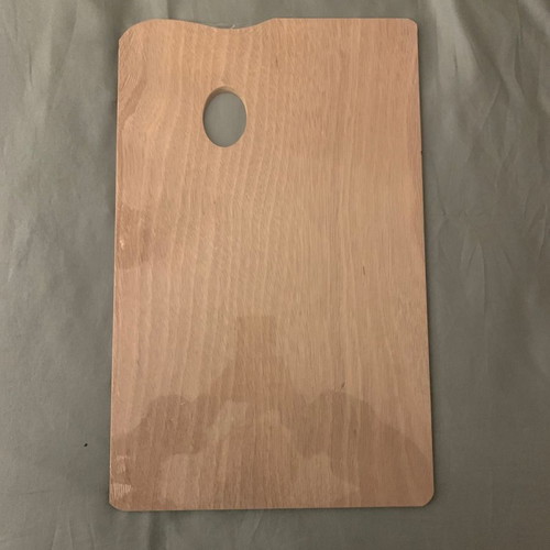 Painting palette new with plastic wrap 45x28.5 cm