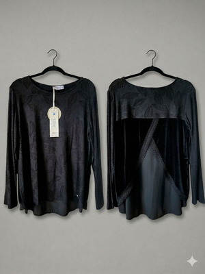 Derpouli πουκάμισο καινούργιο, μέγεθος 3, μαύρο