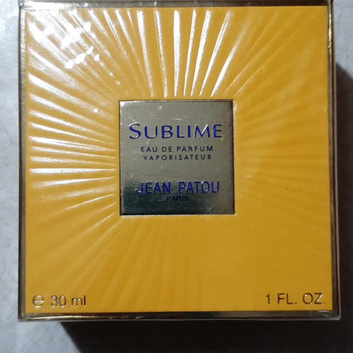 Sublime by Jean Patou 30ml Eau de Parfum new, vintage, sealed